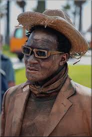 Venice Beach Gold Man