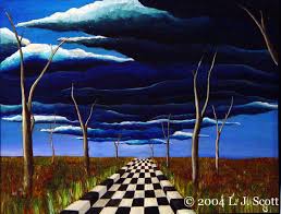 Checkered Road by Lyndon Scott