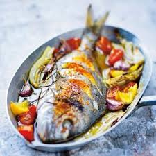 Daurade Au Fenouil Et Ail En Chemise Recette Poisson Recette Dorade Recette Poisson Au Four