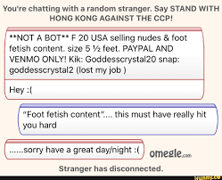 You're chatting with a random stranger. Say STAND WITH HONG KONG AGAINST  THE CCP! **