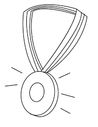 The coloring page is printable and can be used in the classroom or at home. Olympic Medal Coloring Page Coloring Home