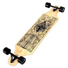 More x 41.25 longboard deck this longboard has a unique shape where the middle of the deck is lower than where the trucks are mounted. Atom Drop Through Bamboo Tiki Maple Hybrid Deck Longboard Cruiser With Board Bearings And Wheels For Freeride Skateboard Carving Cruising 40 Inch Target