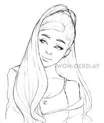 Never say never held at nokia theater l.a. Coloring Pages Ariana Grande Download And Print For Free