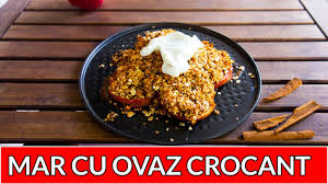 Mod de prezentare si servire pentru prajitura turnata cu mere. Desert Cu Mere Si Ovaz Youtube