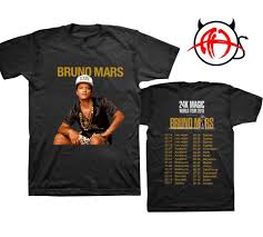 Pin By Agilenthawking Inc On Clothing 24k Magic World Tour Bruno Mars T Shirt