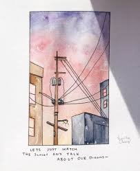 Here is a list of 31 easy watercolor art ideas for beginner artists. Quotes About Watercolor Sunset Santorini Sunset Watercolor Art Journal Page Art Journal Pages Dogtrainingobedienceschool Com