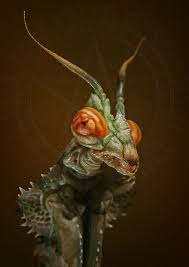 Alien Like Mantis Igor Siwanowicz Blepharopsis At Deviant Art Insects Bugs And Insects Weird Animals