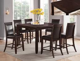 Ariana Espresso Counter Height Table And 4 Chairs 789 00 Table 5 Counter Height Dining Table Set Contemporary Dining Sets Counter Height Dining Table