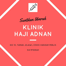 Senarai klinik kesihatan / hospital yang menjalankan ujian saringan hiv boleh dirujuk melalui pautan berikut Andalusia Arau Suntikan Umrah Suntikan Vaksin Facebook