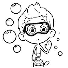 Mini parti and tuxedo golden doodles. Bubble Guppies Coloring Pages 25 Free Printable Sheets