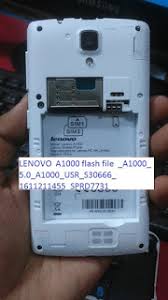 Gsm Ruman Telecom Lenovo A1000 Flash File