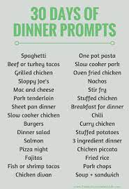 Choose from our list of 100+ dinner ideas and make meal planning easy! 30 Easy Healthy Family Dinner Ideas Family Food On The Table Healthy Dinner Ideas