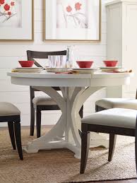 Rachael Ray Home Everyday Dining Collection Pedestal Table In Sea Salt With Chairs In Peppercorn Dining Table In Kitchen Dining Table Pedestal Dining Table