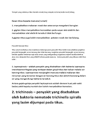 Penyakit jantung bawaan (pjb) atau congenital heart disease adalah kelainan pada struktur dan fungsi jantung yang sudah ada sejak lahir. Kesan Tikus Kepada Manusia