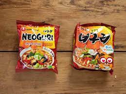 The first one is this yukgaejang sabalmyeon! American Nongshim Versus Korean Nongshim An Instant Noodle Showdown