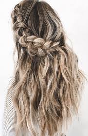 Half up half down hairstyles are great for every occasion, from casual like the office, to formal like weddings and proms. Best Half Up Half Down Hairstyles For Everyday To Special Occasion 1 Fab Mood Wedding Colours Wedding Themes Wedding Colour Palettes