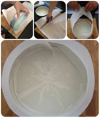 How To Line The Inside Of A Round Pan With Parchment Paper Canadian Living In 2020 Round Pans Parchment Paper Baking Parchment Paper