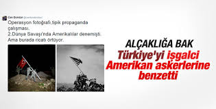 Keşke alman cumhurbaşkanı ve paris belediye başkanı önünde eğileceğine, abd bayrağı altında yatacağına ülkesinde hapis yatsaydı. Can Dundar Turk Askerlerini Abd Askerlerine Benzetti