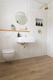 If you don't tile the walls it may look too plain. Learn How Much Of Your Bathroom You Should Tile Houzz Au