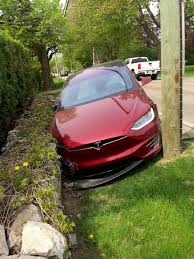 The Only Founder Series Tesla Model X In Eastern Canada Crashes Driver Does Not Blame Autopilot Tesla Model X Tesla Model Tesla