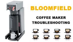 Parts town has ice machine manuals for a wide variety of models. Bloomfield Coffee Maker Troubleshooting Bloomfield Is Not Working Not Brewing