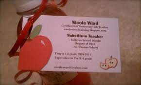 15% off with code zazpartyplan. 13 Teacher Business Cards Templates Free 4 Business Card Substitute Teacher Business Cards Teacher Business Cards Teacher Cards