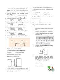 Kumpulan soal ipa smp kelas 7 semester 1 didno76 com soal pas ipa kelas 7 semester 2, 28 10. Soal Fisika Kelas 7 Pengukuran Jawabanku Id