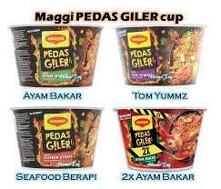 Watch to see if we pass or fail this. Maggi Pedas Giler