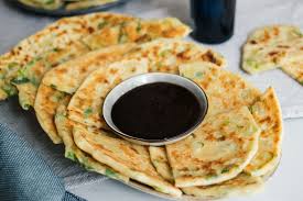 Vegan Scallion Pancakes Rezept Herzhafte Pfannkuchen Lebensmittel Essen Pfannkuchen