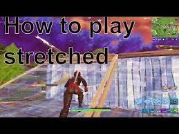 How To Get Stretched Resolution On Xbox One Fortnite Battle Royal Youtube