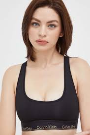 Podprsenka a stringy Calvin Klein Underwear, barva černá