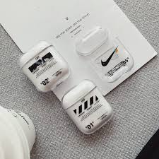 Transparent Off White Airpod Case Creative Cases Earphone Case Airpod Case Accessories Case