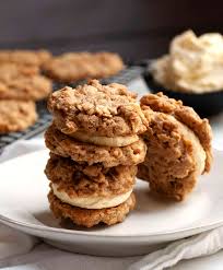 Cookies 1 cup packed brown sugar 1 cup sugar 1 cup butter. Oatmeal Sandwich Cookies With Vanilla Buttercream Pinch And Swirl