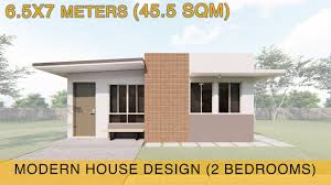 Hang a bench swing to keep the floor uncluttered, then set up the space like an outdoor living room with stylish. Small House Design Idea 6 5x7 Meters 45 5sqm With Two Bedrooms Small House Design Two Bedroom House Design Small House Interior Design