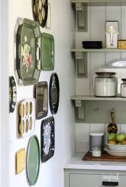 Gallery of outdoor kitchen ideas and designs. Vintage Metal Tray Gallery Wall Wall Decor Decorating Ideas