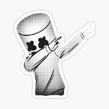Marshmello face marshmallow marshmello yüzü marshmello fortnite a marshmallow marshmallow man, marshmello drawing, marshmello draw my life, marshmello drawing fortnite, marshmello drawing easy, marshmello drawing images, marshmello drawing tutorial. Marshmello Dab Stickers Redbubble