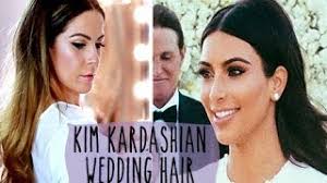 Kim kardashian's wedding hairstyle surprised iman. Kim Kardashian Wedding Hair Tutorial Hollie Wakeham Weddings Guides