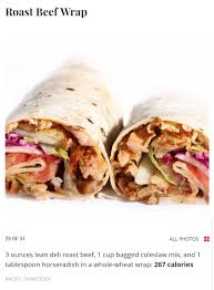 Roast Beef Wrap Asian Beef Recipes Roast Beef Wrap