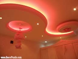 #1 pink flower design with lighting fixtures for a girl's bedroom. Latest 60 Pop False Ceiling Design Catalog With Led Lighting 2020