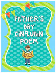 Father S Day Cinquain Poem Printable Activity Fathers Day Poems Cinquain Cinquain Poems