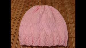 Want to learn how to knit a hat? How To Knit A Newborn Baby S Hat For Beginners Youtube