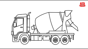 Terutama karena dipercayai dengan mewarnai gambar maka anak melatih motorik kasar dan halusnya. Truk Molen Keren Nih Belajar Menggambar Dan Mewaranai Truk Molen Youtube