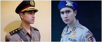 Model anak pake baju polisi untuk editing : Tampil Beda Begini Gaya 7 Seleb Cowok Ketika Berseragam Polisi