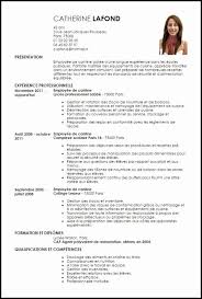 Cv De Restauration