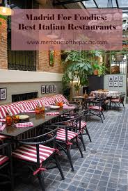 Madrid For Foodies Best Italian Restaurants Best Italian Restaurants Italian Restaurant Top Italian Restaurants