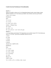 Soal un fisika sma 2012/2013 sa 55 no.18 pada termodinamika, gas ideal e. Contoh Soal Dan Pembahasan Termodinamika