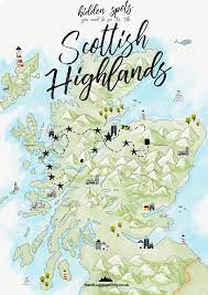 Illustration about vector map of highland, scotland and location on scottish map. Your Essential Scottish Highlands Trip Itinerary Hand Luggage Only Travel Food Photography Blog