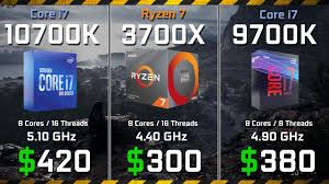 Geekbench 5 is a cross plattform benchmark that heavily uses the systems memory. Core I7 10700k Vs Ryzen 7 3700x Vs I7 9700k Gaming And Rendering Benchmark Comparisons Youtube