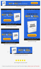 Ebook Banner Ad Photoshop Template Banner Ads Banner Advertising Google Banner Ads