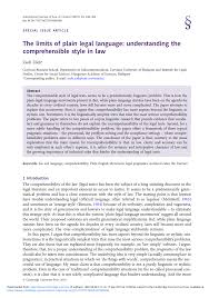 What does the phrase ethiop words mean in shakespeare's as you like it? Pdf The Limits Of Plain Legal Language Understanding The Comprehensible Style In Law